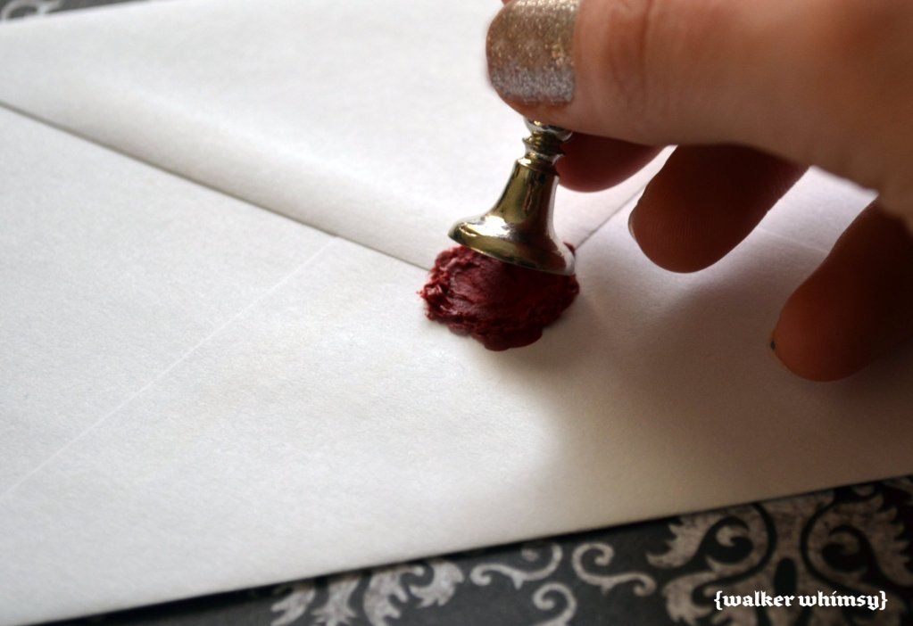 {walker whimsy} DIY Wax Seals for Envelopes and other Pretties